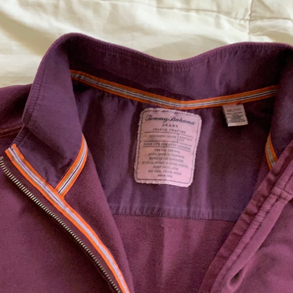 Tommy Bahama Men’s 1/4 Zip Pullover - Picture 3 of 3